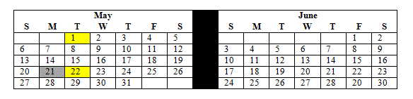 General deadline example 2